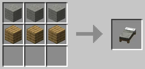 薄灰色のベッドのクラフト方法