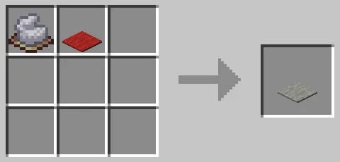 赤色のカーペットと薄灰色の染料を使用した薄灰色のカーペットのクラフト方法