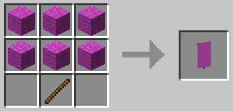 赤紫色の旗のクラフト方法