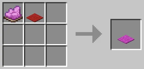 赤色のカーペットと赤紫色の染料を使用した赤紫色のカーペットのクラフト方法