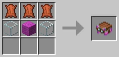 赤紫色のハーネスのクラフト方法