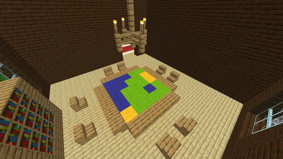 森の洋館の地図の部屋