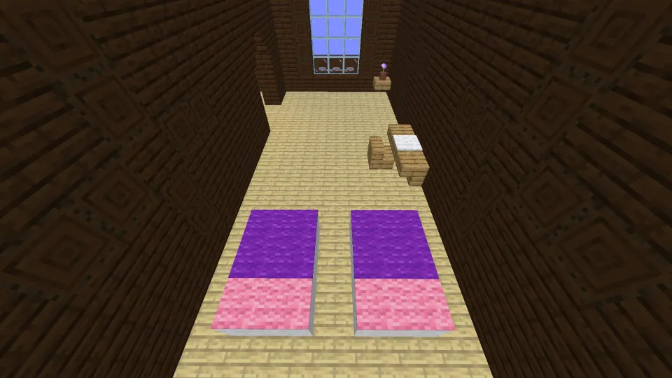 ベッドが2つある寝室