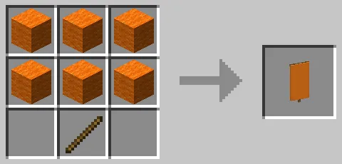 橙色の旗のクラフト方法