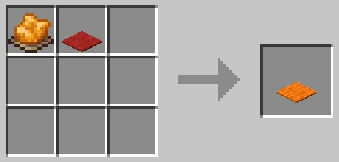 赤色のカーペットと橙色の染料を使用した橙色のカーペットのクラフト方法