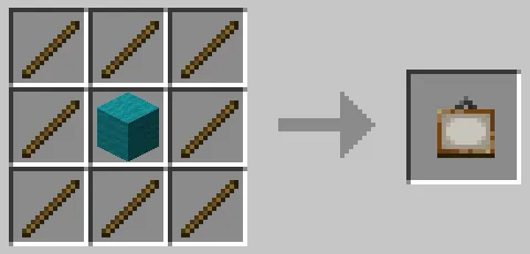 青緑色の羊毛を使用した絵画のクラフト方法