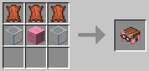 桃色のハーネスのクラフト方法