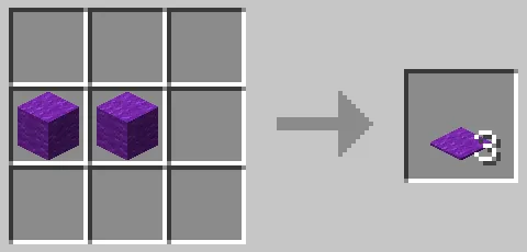 紫色のカーペットのクラフト方法
