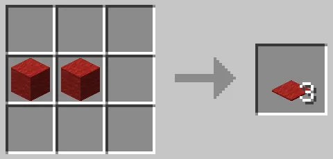 赤色のカーペットのクラフト方法