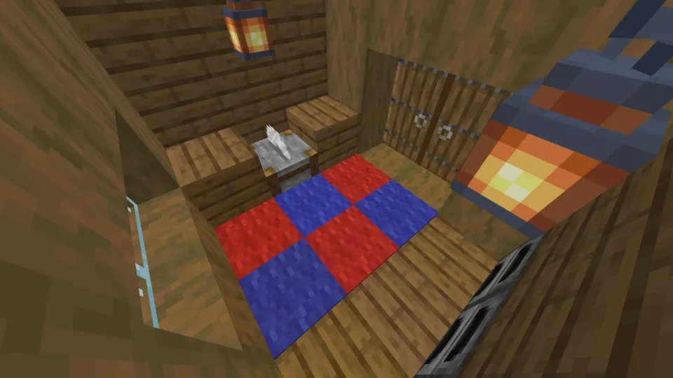 雪原の村の石工の家