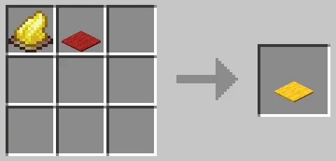 赤色のカーペットと黄色の染料を使用した黄色のカーペットのクラフト方法
