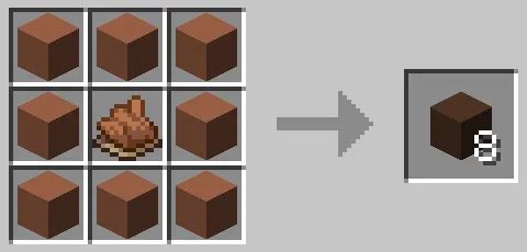 茶色のテラコッタのクラフト方法