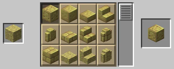 石切台による模様入りの硫黄の作成方法