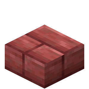 辰砂レンガのハーフブロック