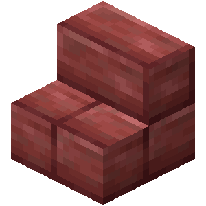 辰砂レンガの階段