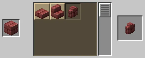 辰砂レンガを使った石切台による辰砂レンガの塀の作成方法