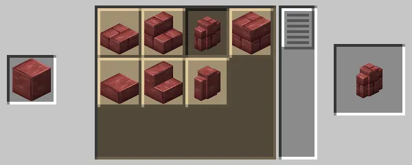 石切台による辰砂レンガの塀の作成方法