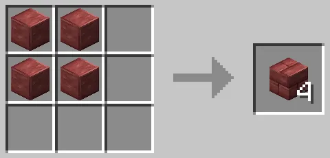 辰砂レンガのクラフト方法