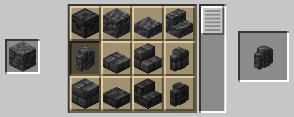 深層岩の丸石の塀の作成方法