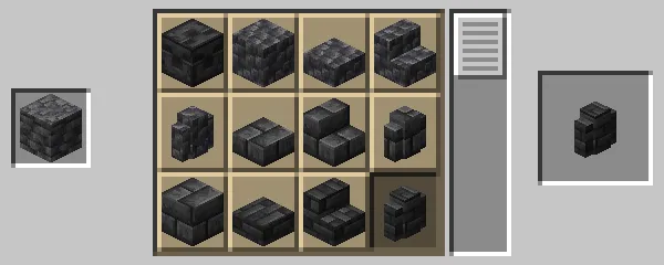 深層岩タイルの塀の作成方法