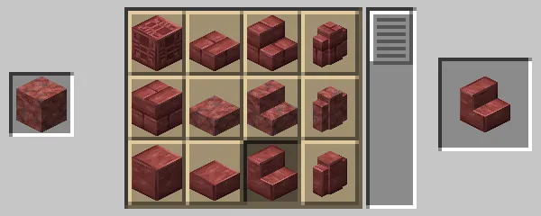 石切台による磨かれた辰砂の階段の作成方法