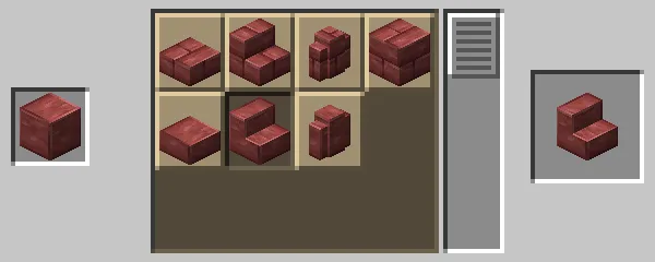 磨かれた辰砂を使った石切台による磨かれた辰砂の階段の作成方法