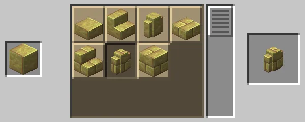 磨かれた硫黄を使った石切台による硫黄レンガの塀の作成方法