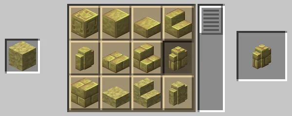 石切台による硫黄レンガの塀の作成方法