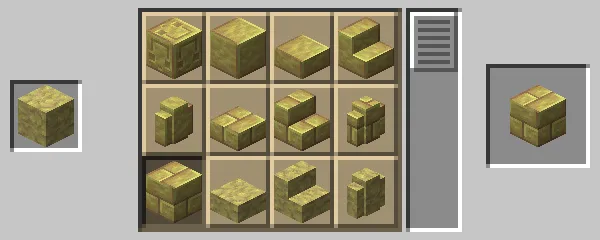 石切台による硫黄レンガの作成方法