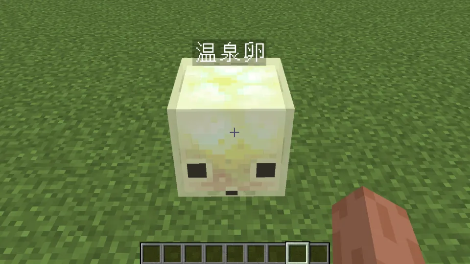 名札でサルファーキューブに名前をつける