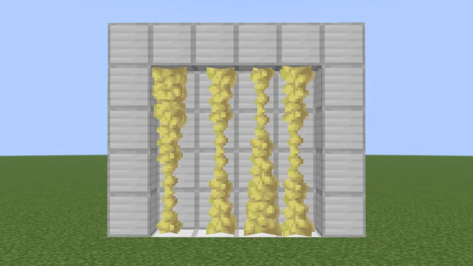 硫黄の結晶柱の石柱