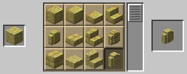 石切台による硫黄の塀の作成方法