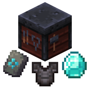 【マイクラ1.20】鍛冶型による防具装飾の仕様と方法を紹介【防具装飾用鍛冶型・ネザライト強化用鍛冶型】