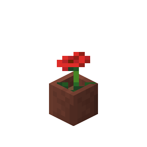 ポピー入り植木鉢