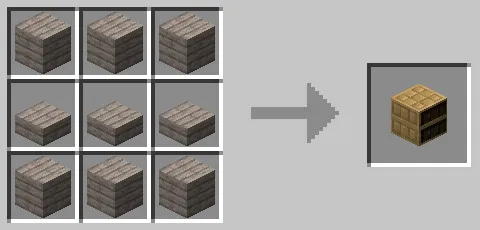 ポプラのハーフブロックを使った模様入りの本棚のクラフト方法