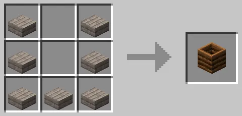 ポプラのハーフブロックを使ったコンポスターのクラフト方法