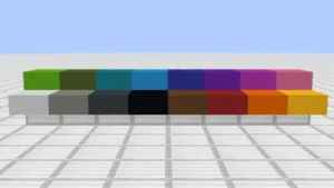 【マイクラ】コンクリートのハーフブロックの特徴・作り方・使い道を紹介【全16種類】