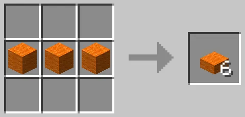 橙色の羊毛のハーフブロックのクラフト方法