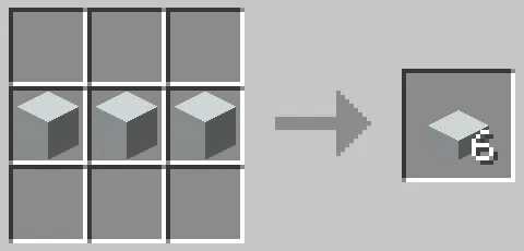白色のコンクリートのハーフブロックのクラフト方法