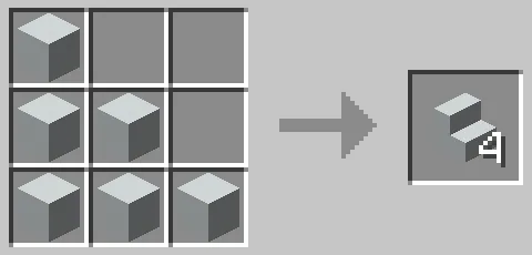 白色のコンクリートの階段のクラフト方法