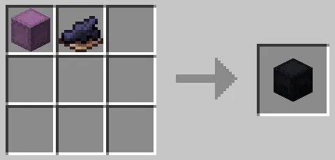 黒色のシュルカーボックスのクラフト方法