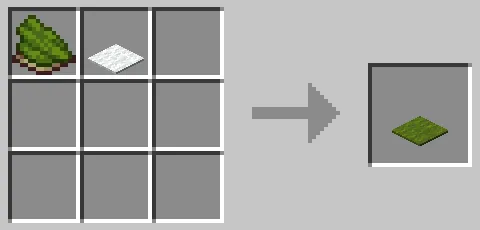 緑色のカーペットのクラフト方法