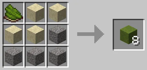 緑色のコンクリートパウダーのクラフト方法