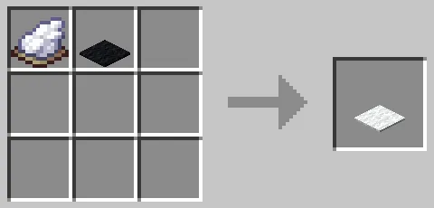 白色のカーペットのクラフト方法
