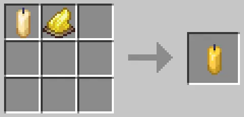 黄色のろうそくのクラフト方法