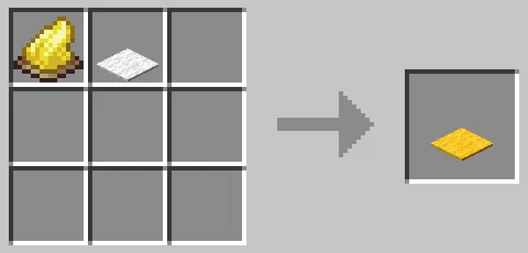 黄色のカーペットのクラフト方法