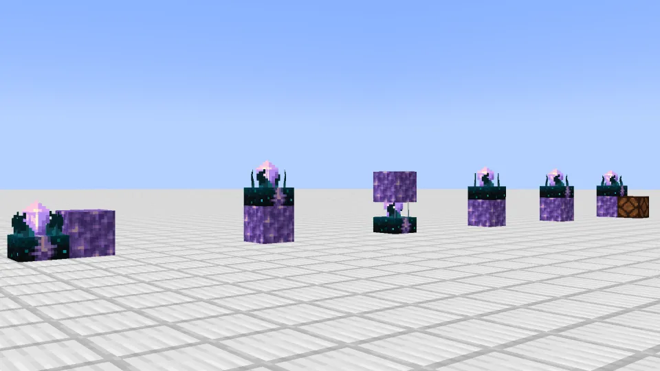 調律されたスカルクセンサーとアメジストブロックを設置